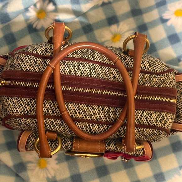 Coach SoHo Tweed Satchel Handbag - Picture 5 of 10